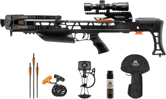 Mission Crossbow Sub-1 Lite Package - High-Speed, User-Friendly Hunting Crossbow with 335FPS